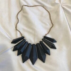 Elegant Black Statement Necklace